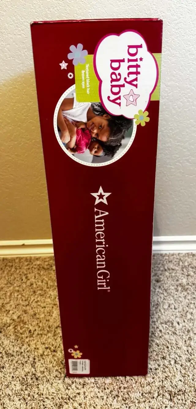 American Girl Bitty Baby Doll & Nurturing Set - Textured Black Hair, Brown Eyes